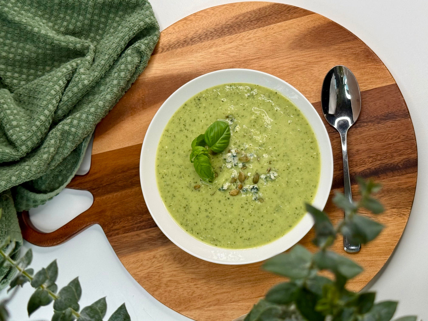 Creamy Zucchini Soup with Blue Cheese – Easy Fall Comfort Food