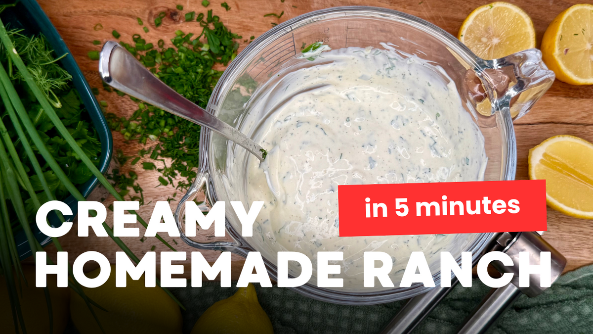 Homemade Ranch Dressing