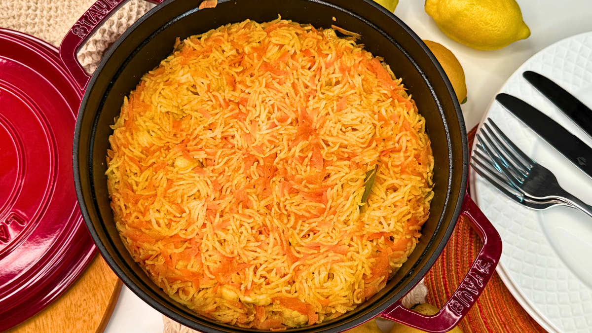 Easy One-Pot Chicken Pilaf | Flavorful Rice Recipe in a Dutch Ove