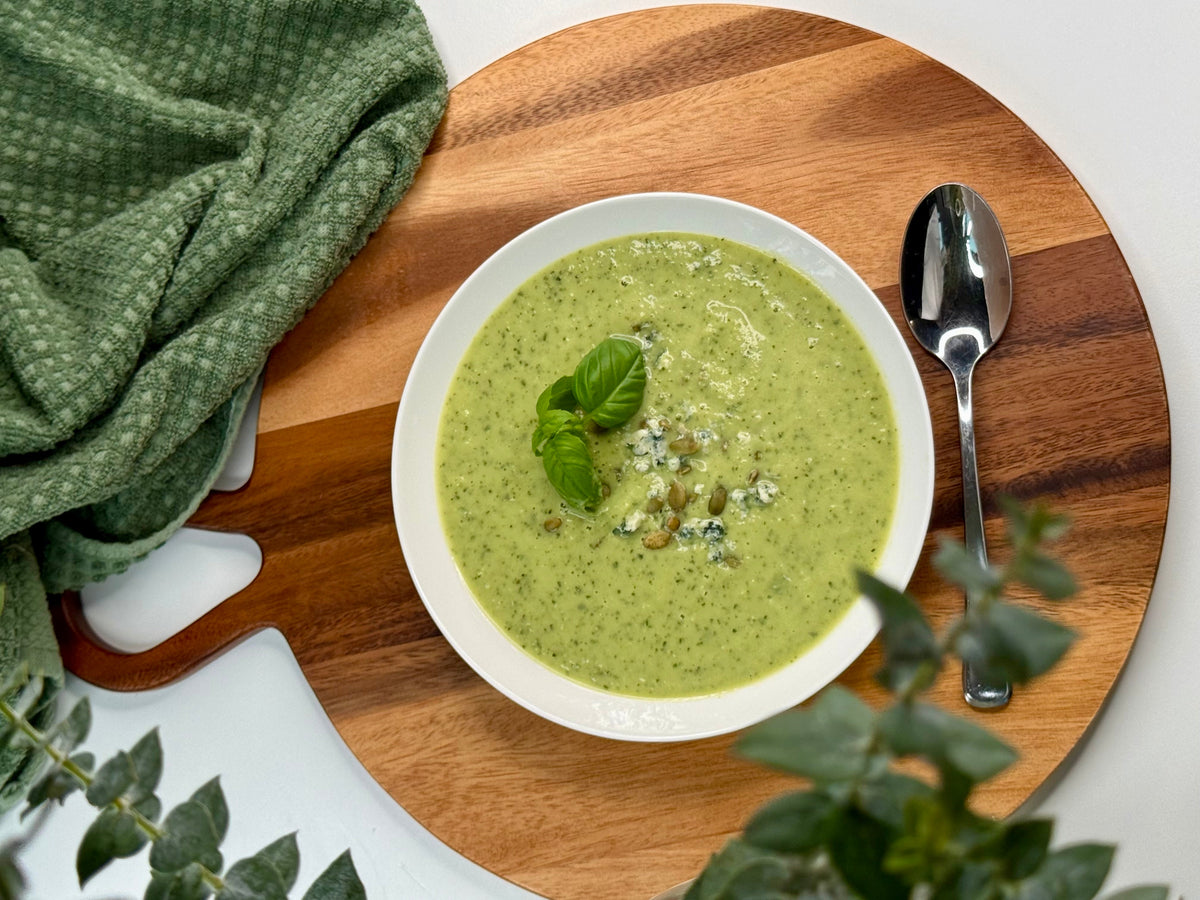 Creamy Zucchini Soup with Blue Cheese – Easy Fall Comfort Food