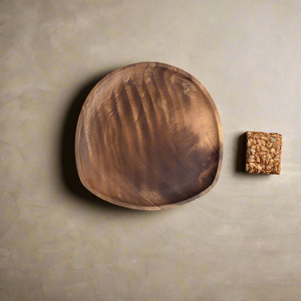 Walnut Wooden Snack & Sushi Plate 