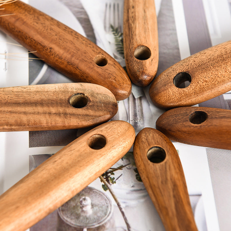 Teak Wood Cooking Utensil Set of 7